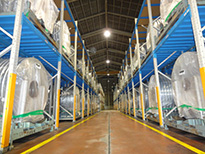 A variety of products in stock